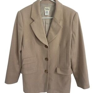 Neiman Marcus Cashmere Wool‎ Blend Blazer Business Career Jacket Size 6
